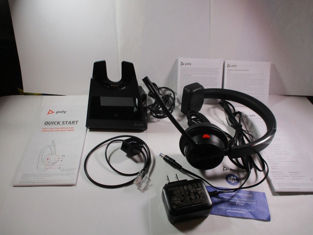 Poly Savi S7310-M CD Wireless Office Mono Headset System