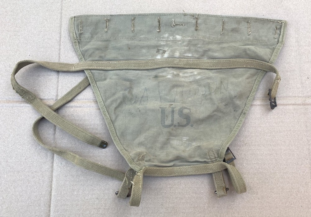 Original WWII US M1928 Haversack Extender Tail 1942 Dated
