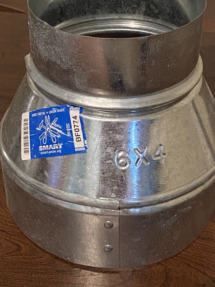 Reducer, 6 by 4-Inch New.