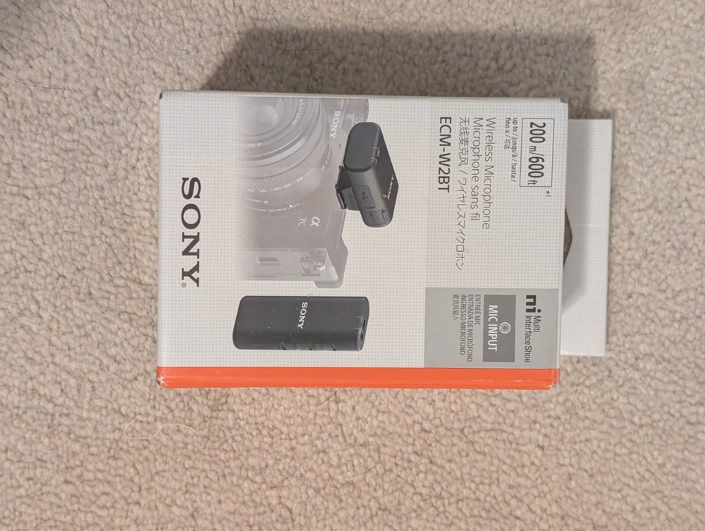Sony ECM-W2BT Digital Bluetooth Wireless Microphone System for Cameras