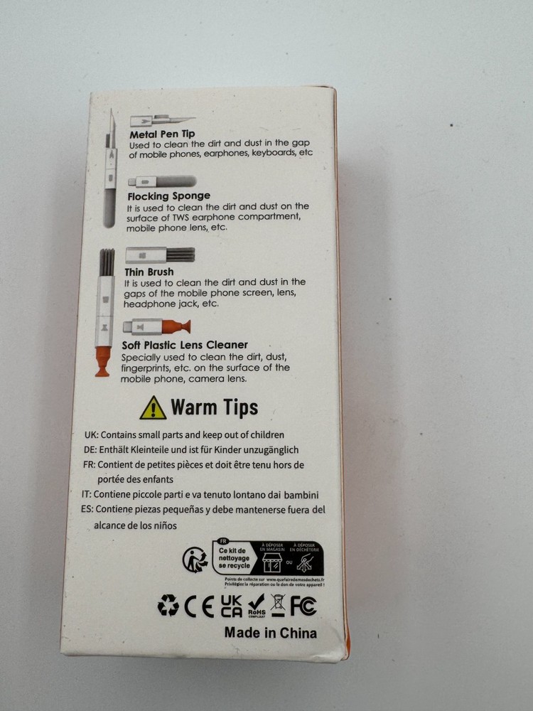 Multifunctional Screen & Keyboard Cleaning Kit Brush Pen Sponge Tool Electronics