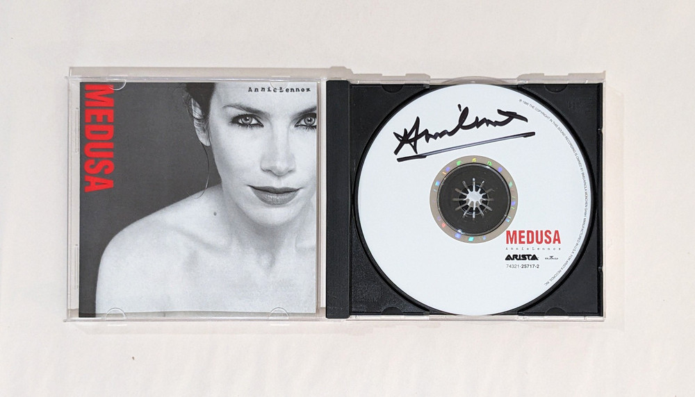 ANNIE LENNOX signed MEDUSA compact disc CD Autograph EURYTHMICS coa