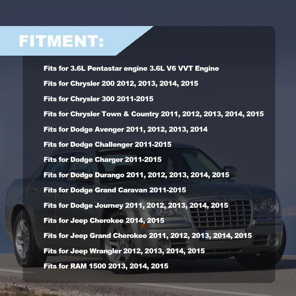 Timing Chain Kit VVT For Chrysler 200 300 Dodge 2011-2015 3.6L DOHC 5184357AE