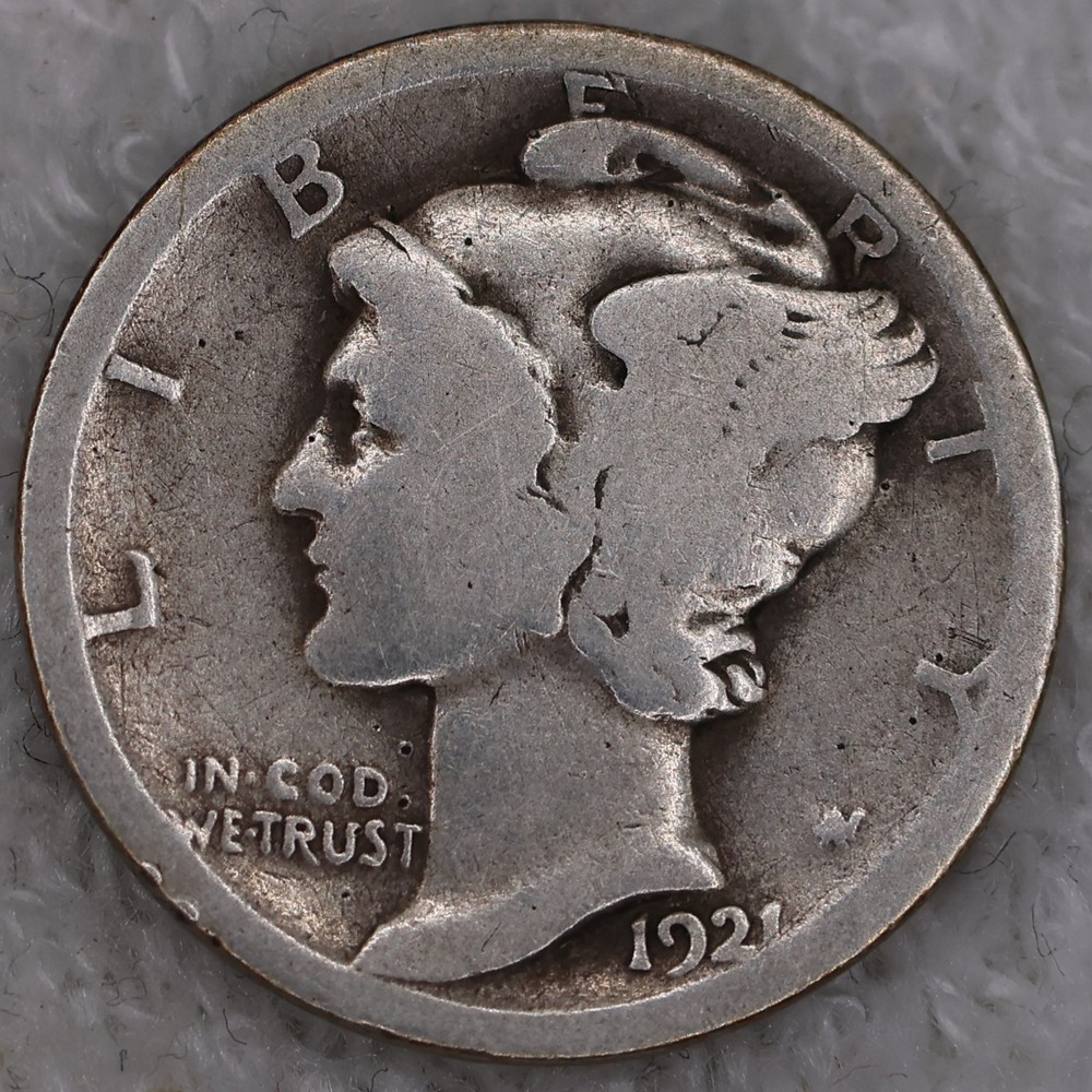 Mercury Dime 1921