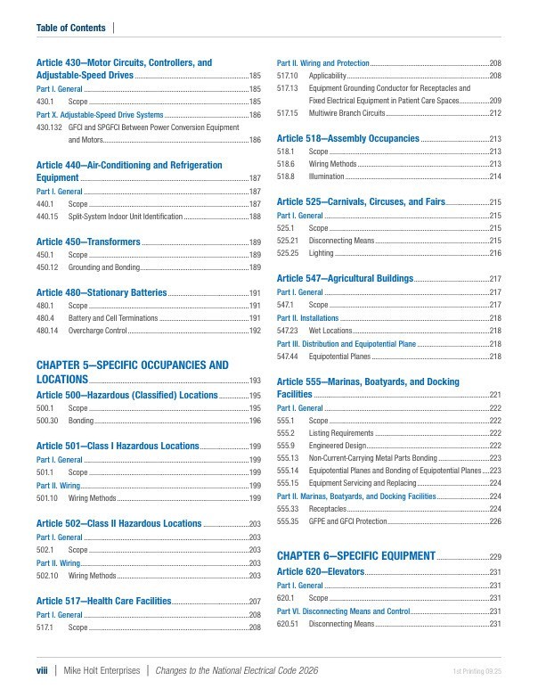 Mike Holt's 2026 Changes to the National Electrical Code Textbook