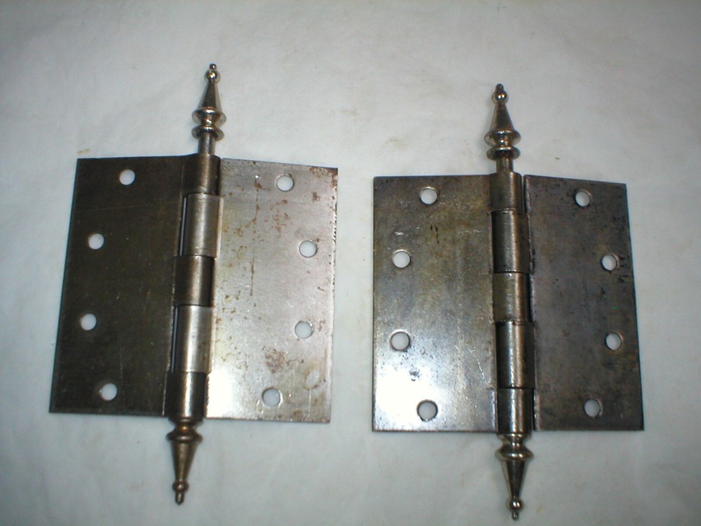 Antique Victorian Large Steeple Hinges