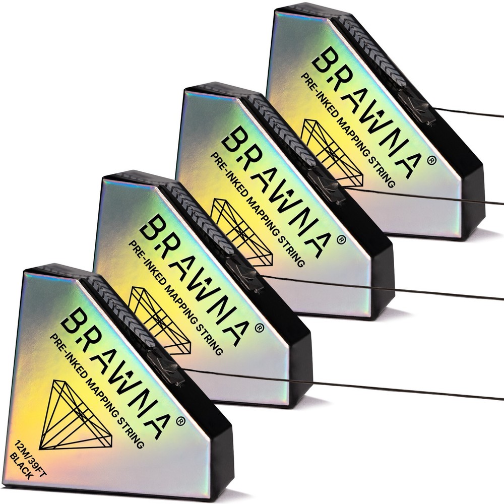 BRAWNA Pre Inked Mapping String for Microblading & Microshading 4 pack