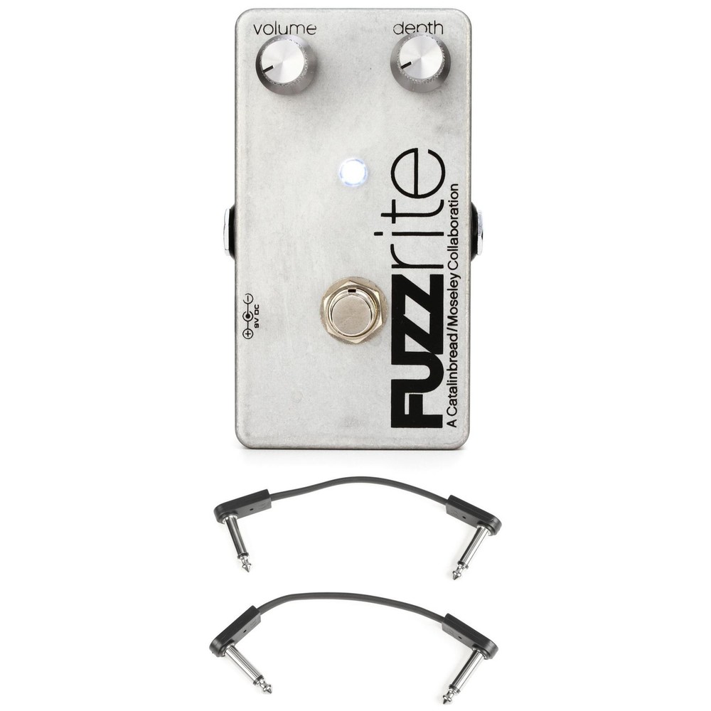 Catalinbread Fuzzrite Fuzz Pedal with EBS Patch Cables