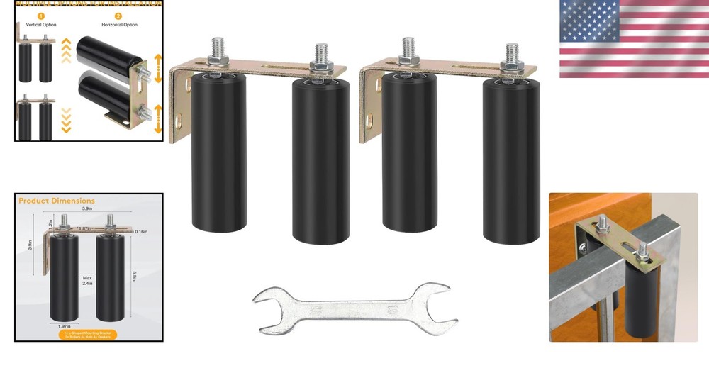 Heavy Duty Sliding Door Rollers - 2 Pack