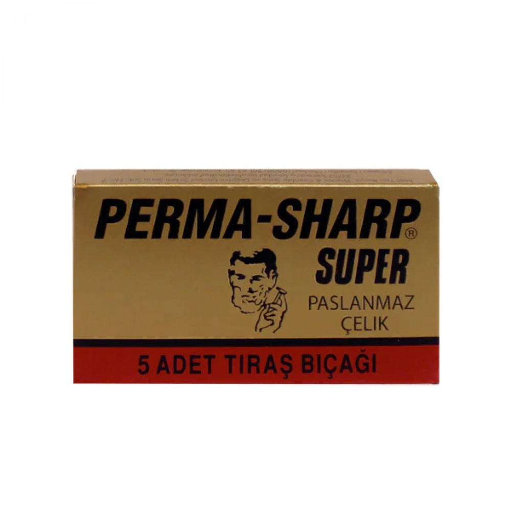 Perma-Sharp Super Double Edge Razor Blades (5 Blades)