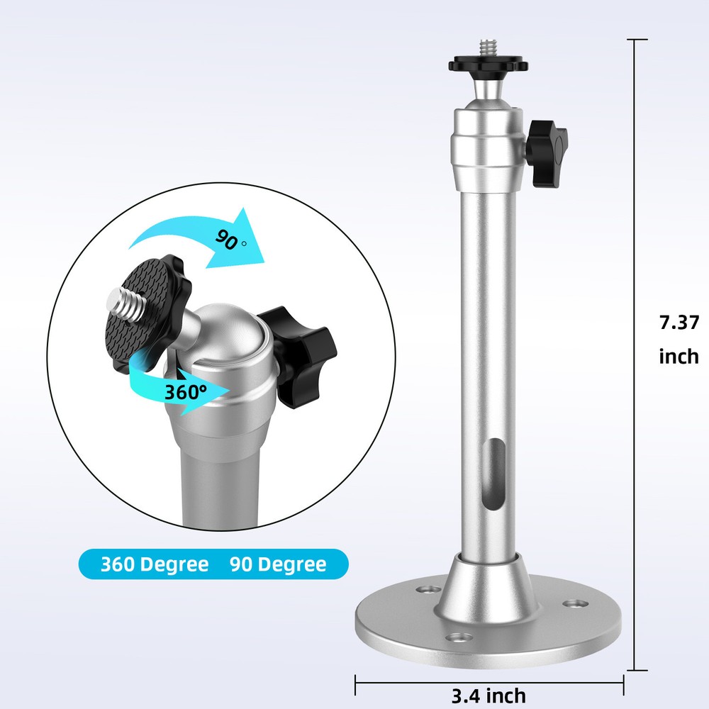 Universal Aluminium Holder LCD Wall Ceiling Bracket Hanger Stand Projector Mount