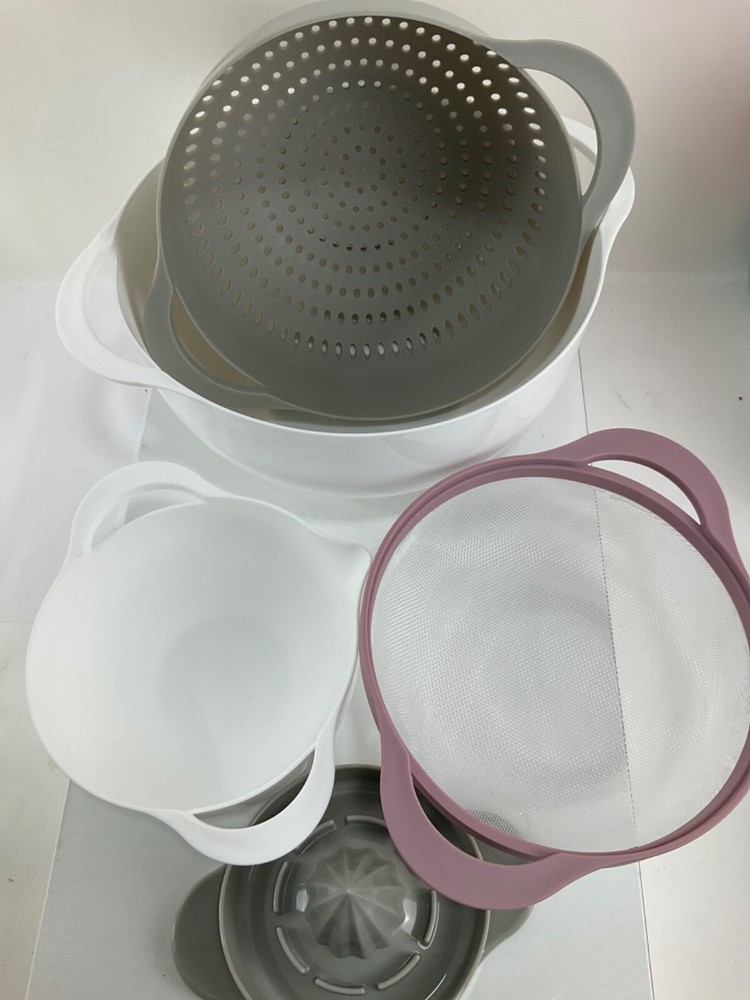 Pasta Strainer Pot Fruit Hand Squeezer Fruit Squeezer Juicer A16