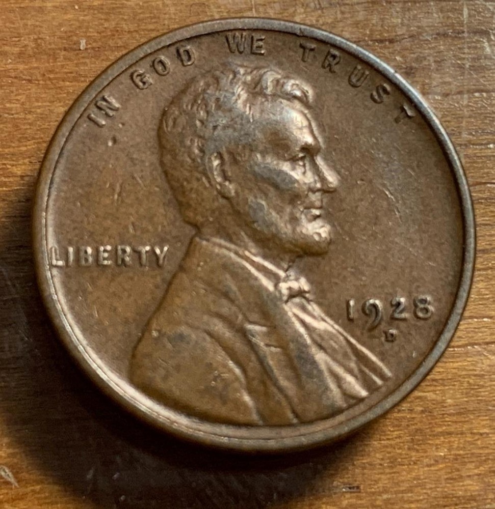 1928-D Lincoln Cent Penny XF Condition SKU# 24509