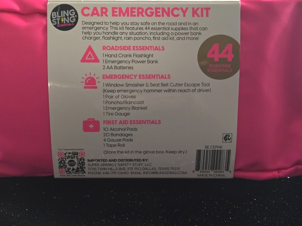 Blingsting Roadside Emergency Kit
