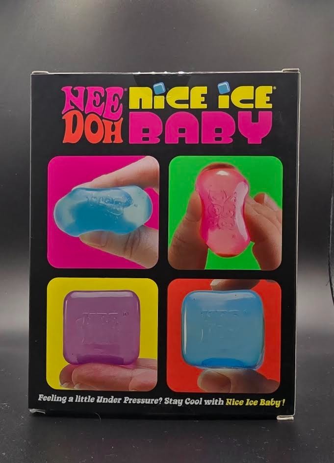 Schylling Nee Doh Nice Ice Baby Super Solid Squish 4-Pack