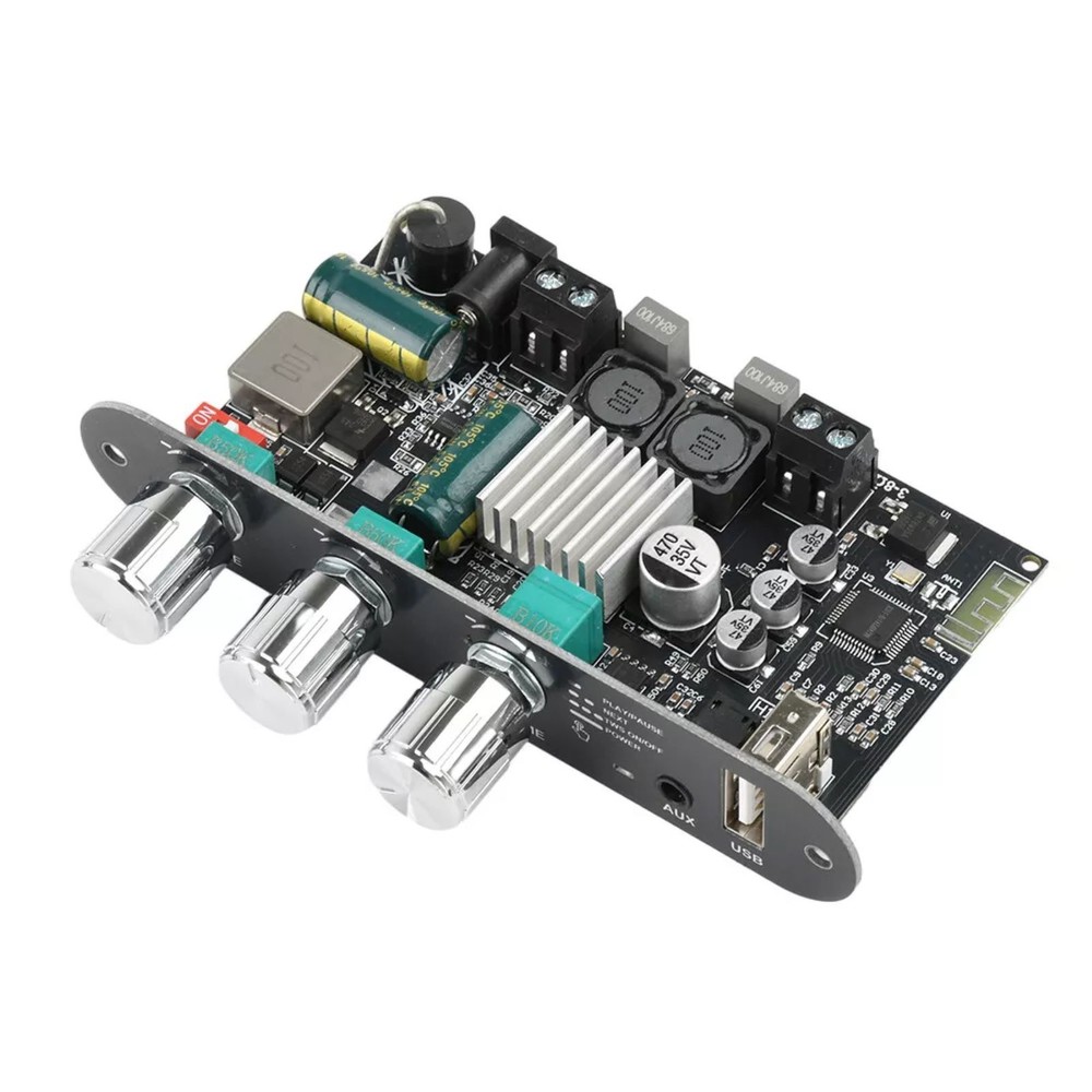 Audio Amplifier Board features input short-circuit, and anti-static protection
