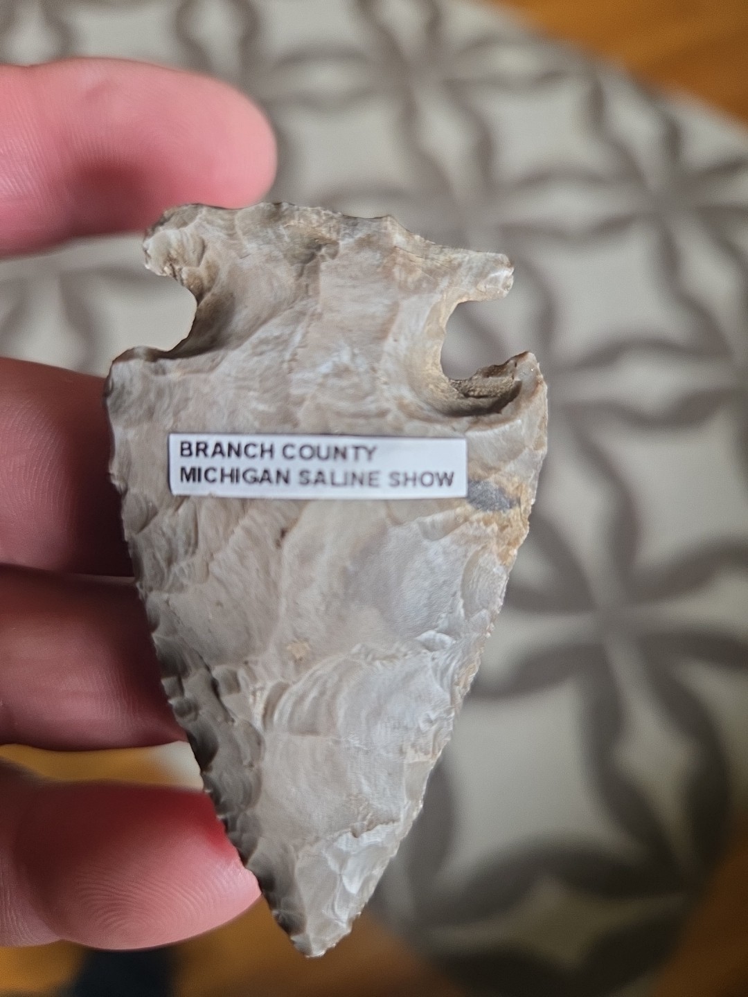 AUTHENTIC ARROWHEADS MICHIGAN WOODLAND INDIAN ARTIFACTS STONE TOOLS