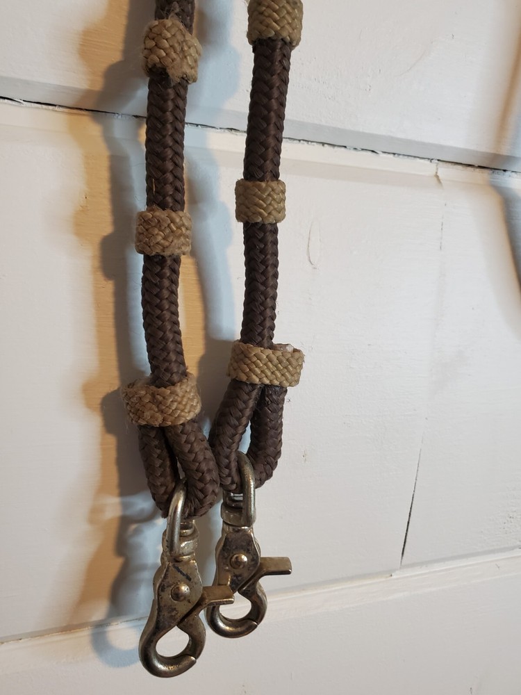 Loop or Closed Reins 48" Brown & Tan