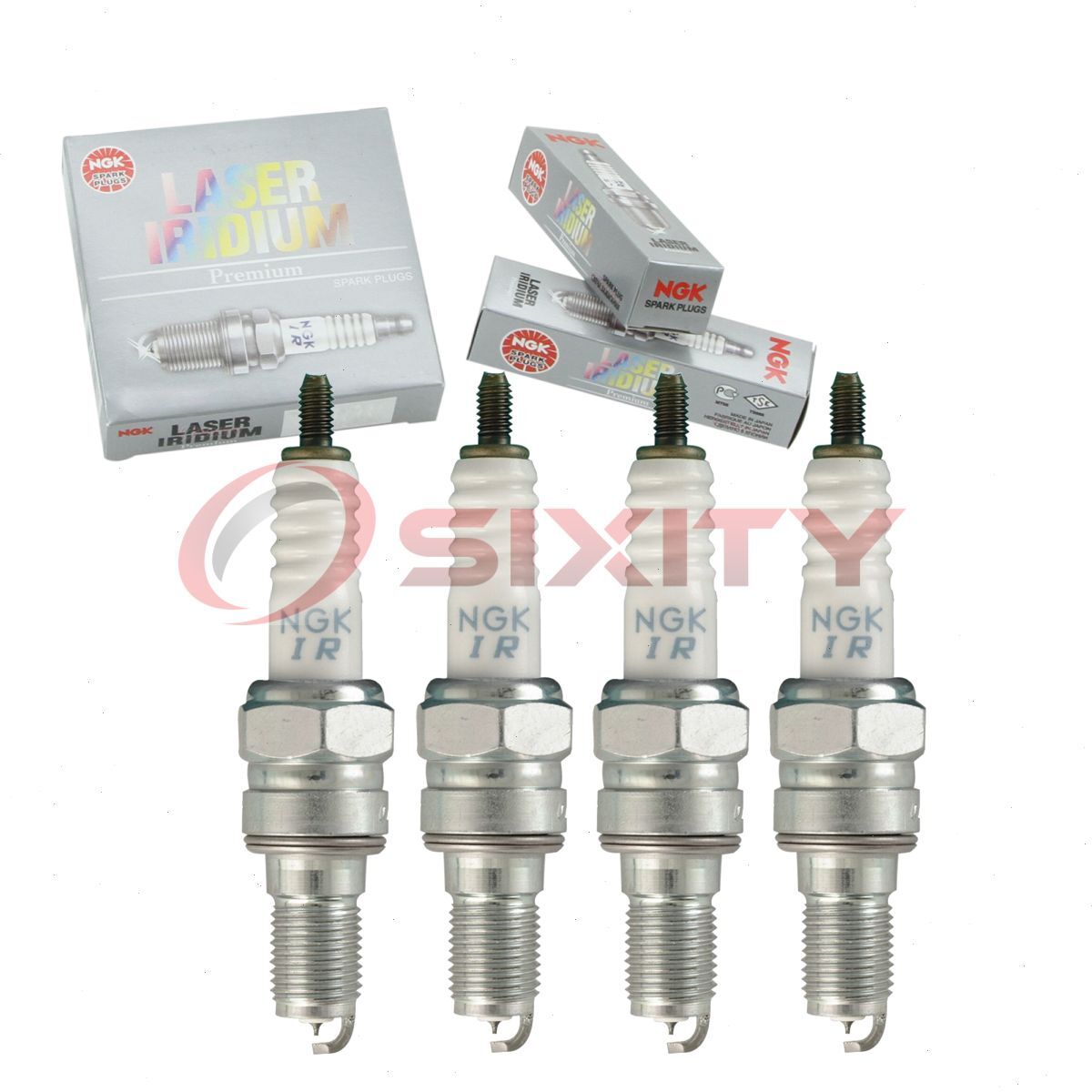 4 pc NGK 7556 IMR9E-9HES Laser Iridium Spark Plugs for VUH27ES VUH27D vi