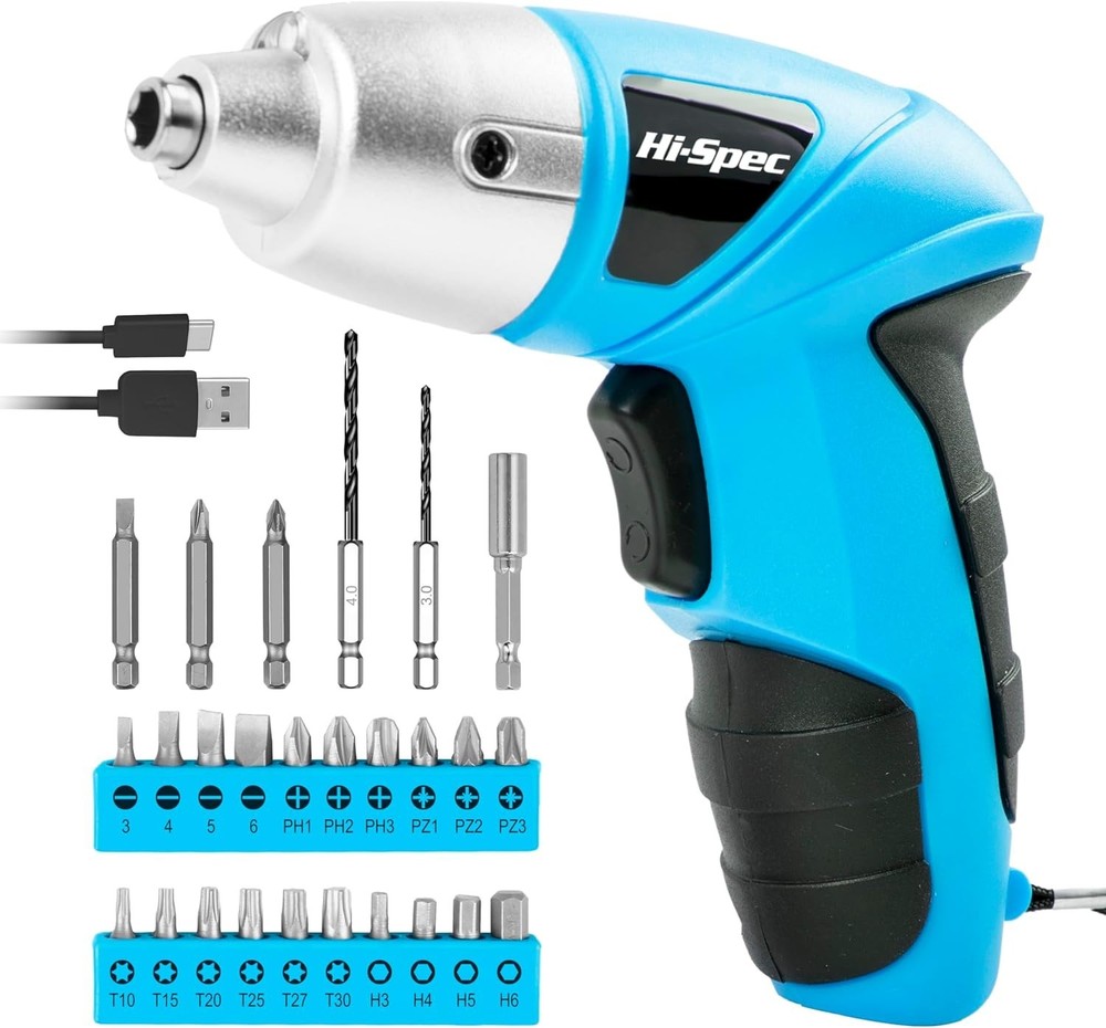 Compact & Lightweight Electric Screwdriver - Perfect for Home Projects
