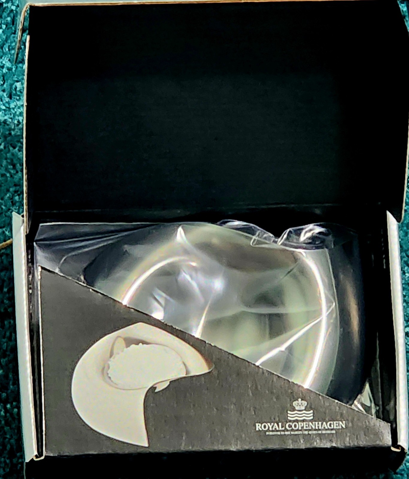 Vtg Georg Jensen Royal Copenhagen By Scharff "Please-Pass-Me" Small Bowl NIB