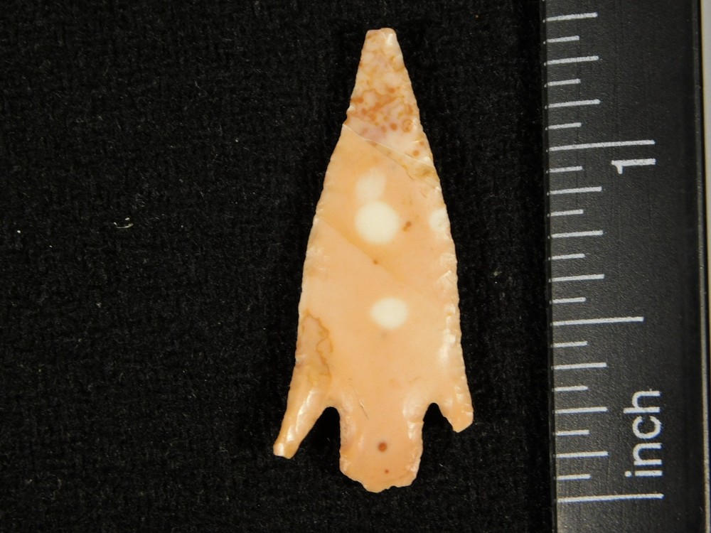 Ancient FLARED Barb BULLET Form Arrowhead or Flint Artifact Niger 7.54
