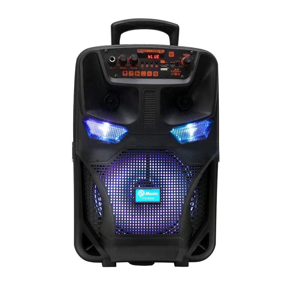 Portable Bluetooth Speaker Subwoofer Remote Control Built-in Micr Rechargeable