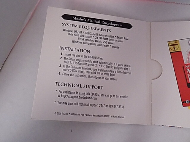 MOSBYS Complete Home MEDICAL Reference ENCYCLOPEDIA (PC,2000) CD ROM Win 95/98