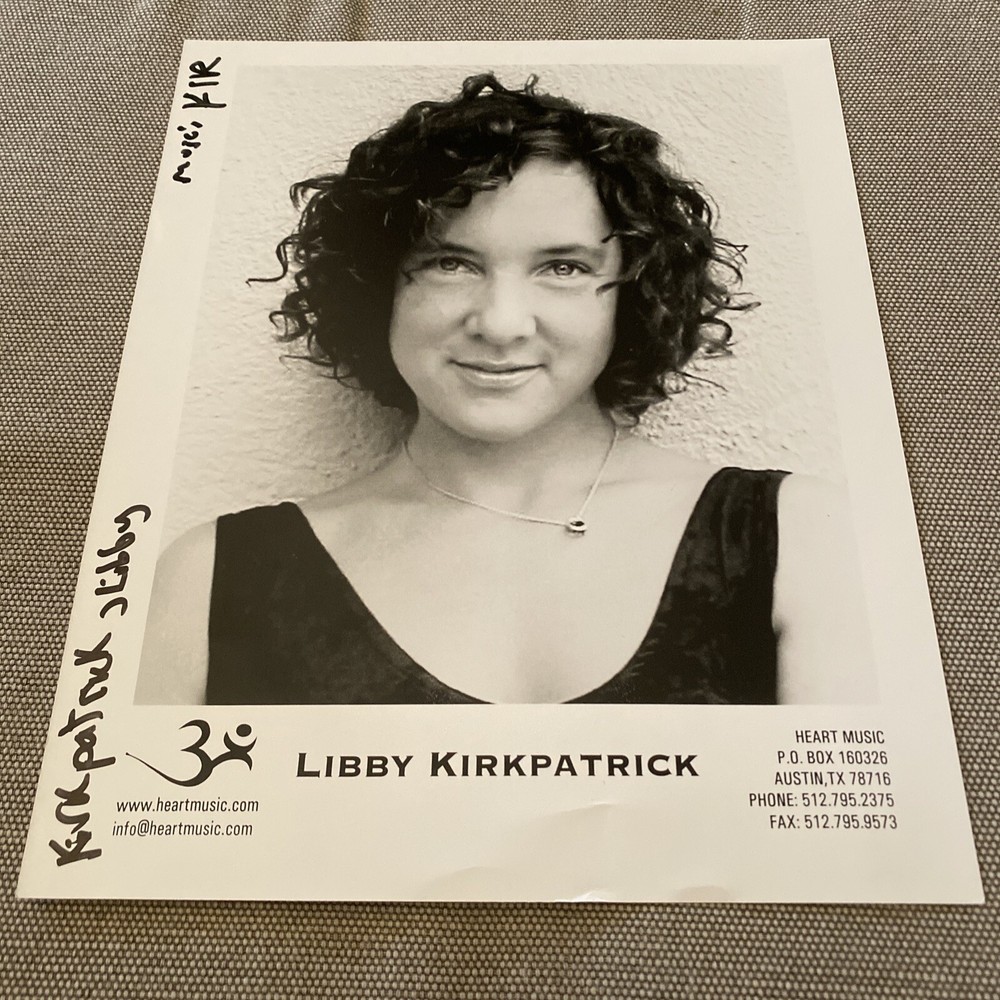 Libby Kirkpatrick Press Photo 8x10”.