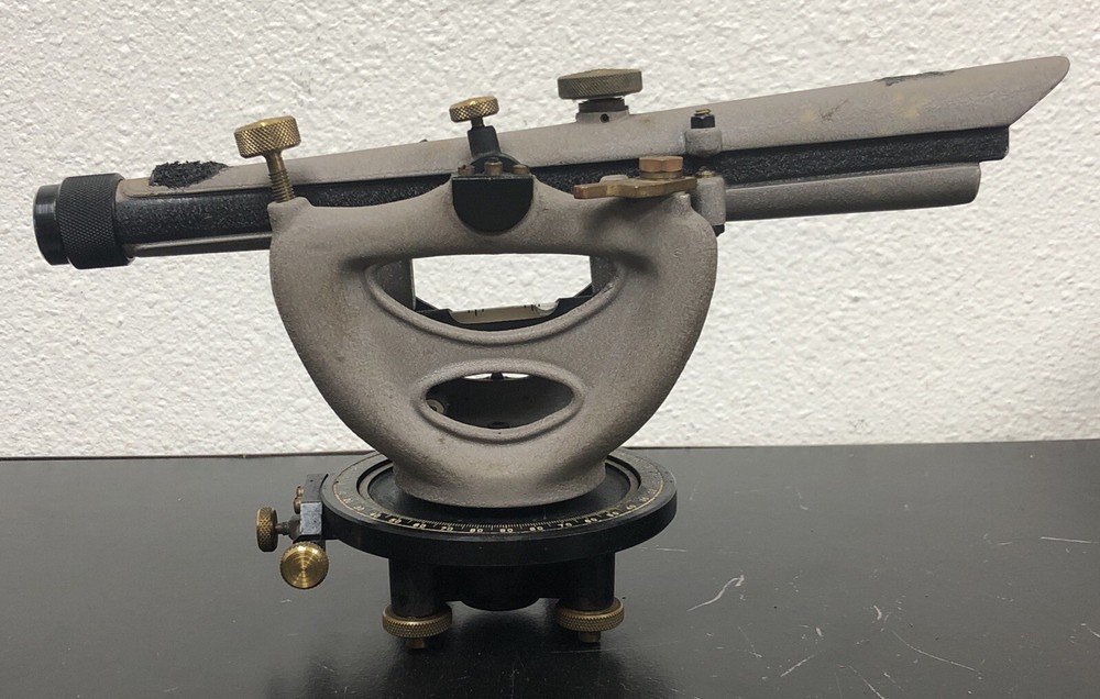 Vintage Berger Engineering Instruments Surveying Transit Scope 200A Original Box