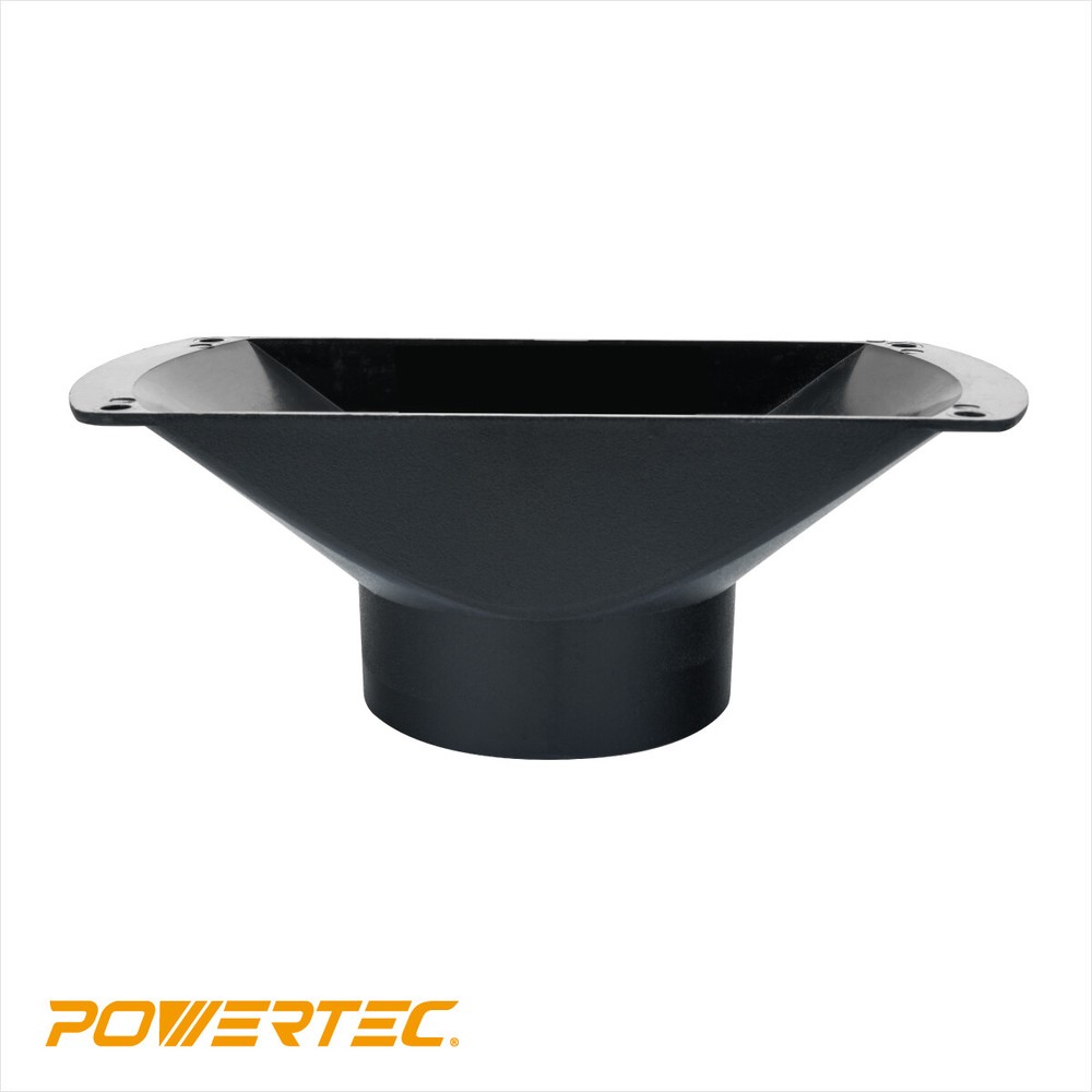POWERTEC Rectangular Dust Hood for 4-Inch Hose (70150)