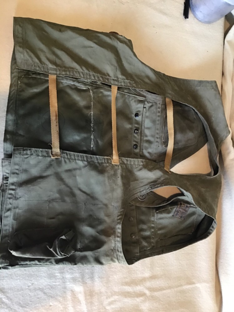 WW2 US Army Air Forces Type C-1 Sustenance Vest Breslee Mfg #V27