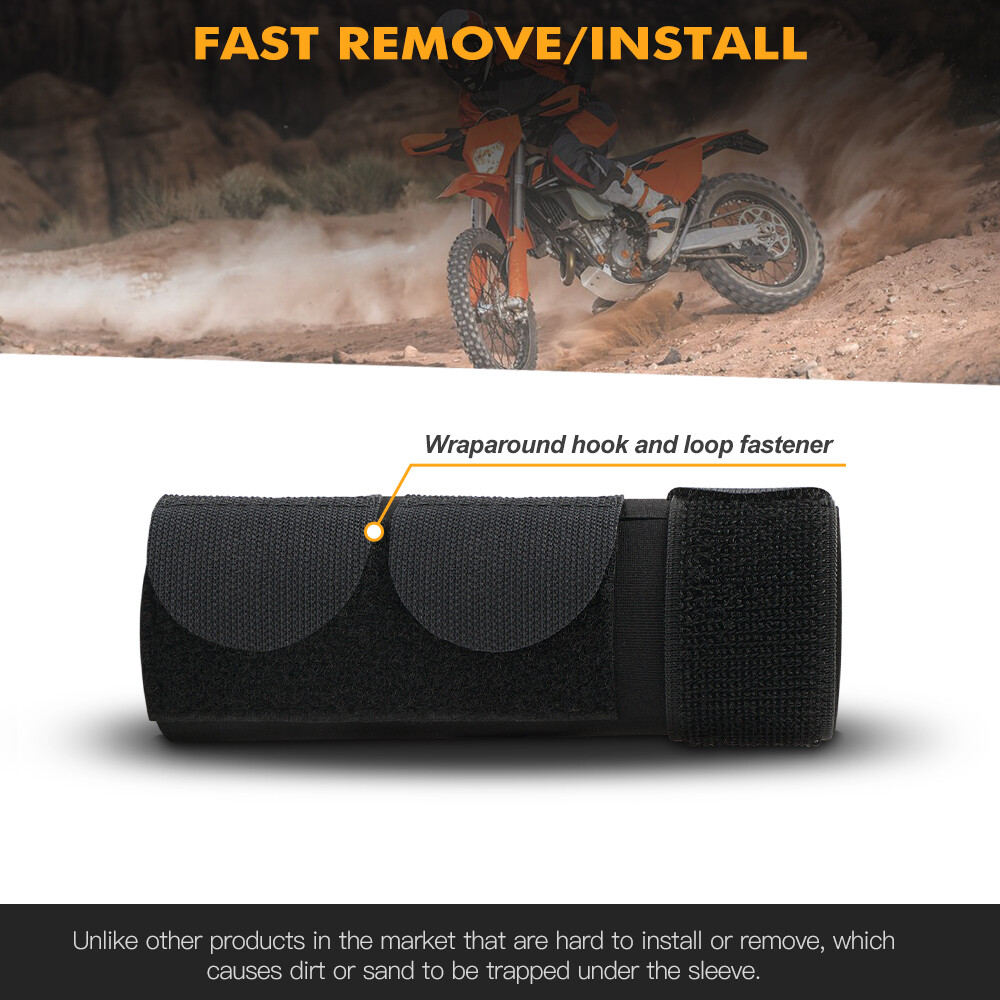 NICECNC Front Fork Socks 6" Fork Seal Protector For 37-50mm Upside Down Fork