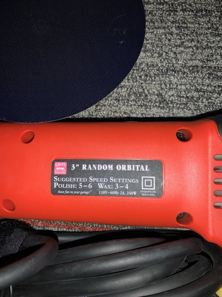 Griot's Garage 3" Random Orbital Polisher Tool