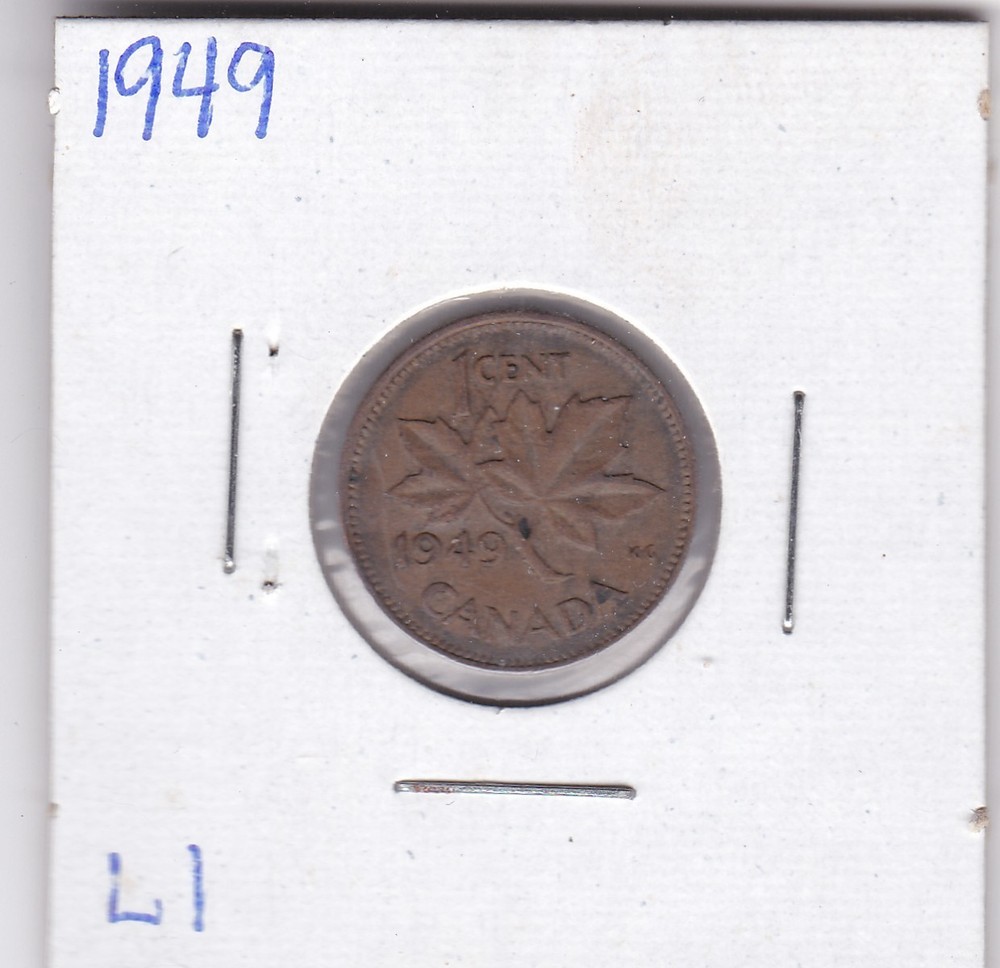 1949 Canada One Cent L1