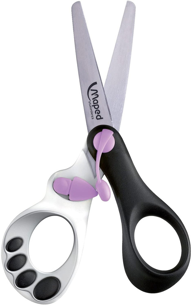Maped Koopy Special Needs Scissor Set with Optional Spring, 5 Inches, Assorted C