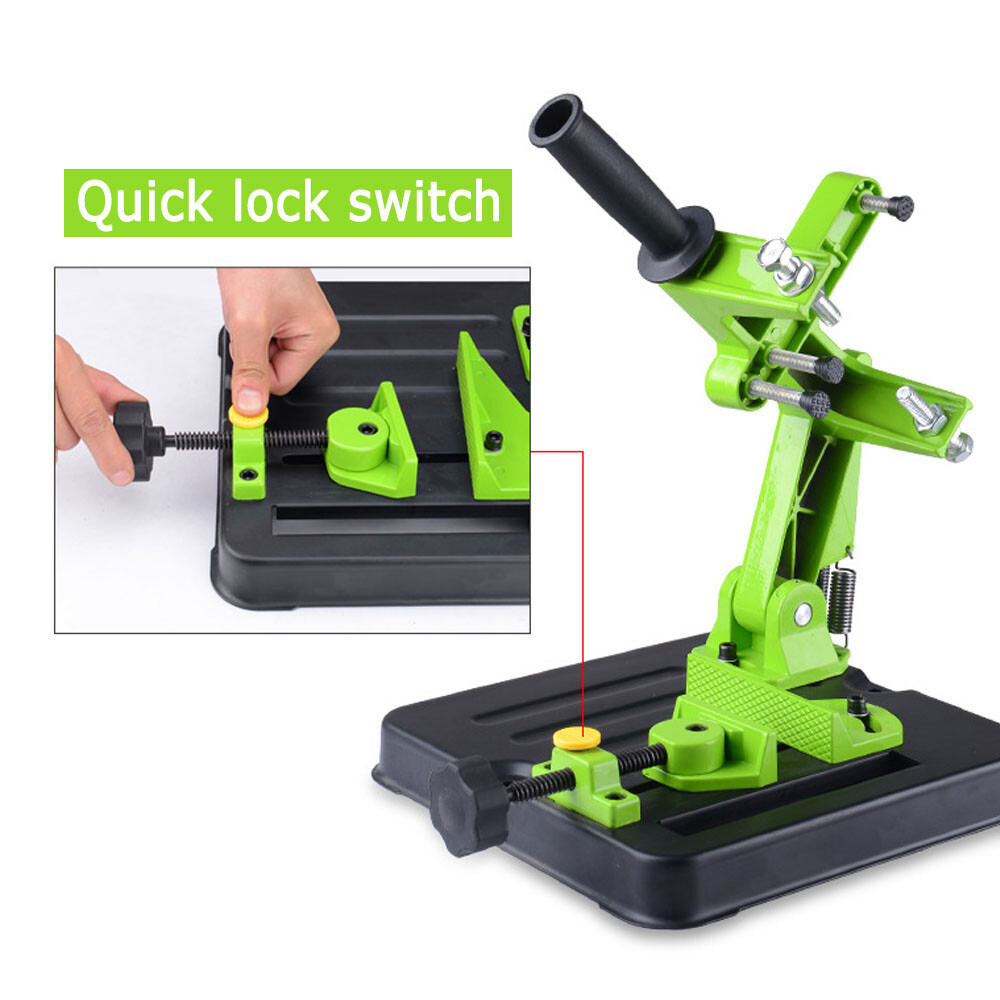 Angle Grinder Holder Support For Cutting Machine DIY Aluminum Bracket Iron Base