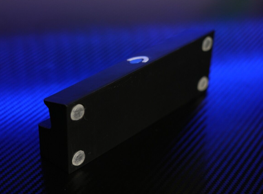 Steam Deck Desk Stand 3D Printed with Blue logo
