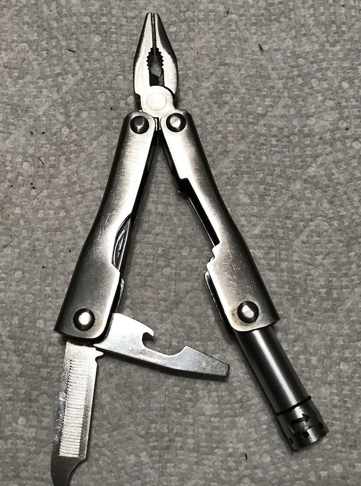 Unbranded Multi-tool, Pliers,saw knife & Battery Powered Light
