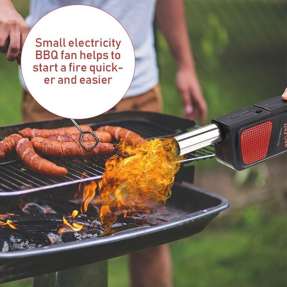 Portable Electric Fire Blower Fan for Quick Grill & Fire Ignition