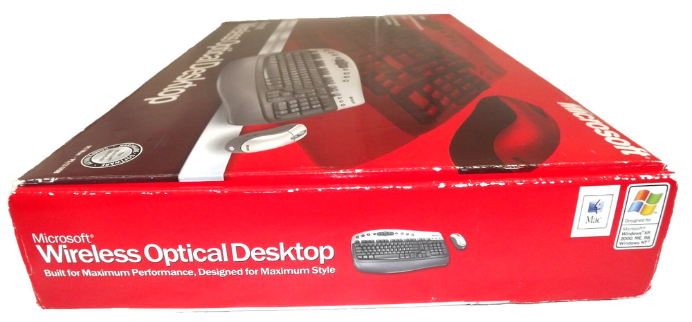 Microsoft Wireless Optical Desktop Keyboard w Mouse SN 5911900168143 WIN/ MAC