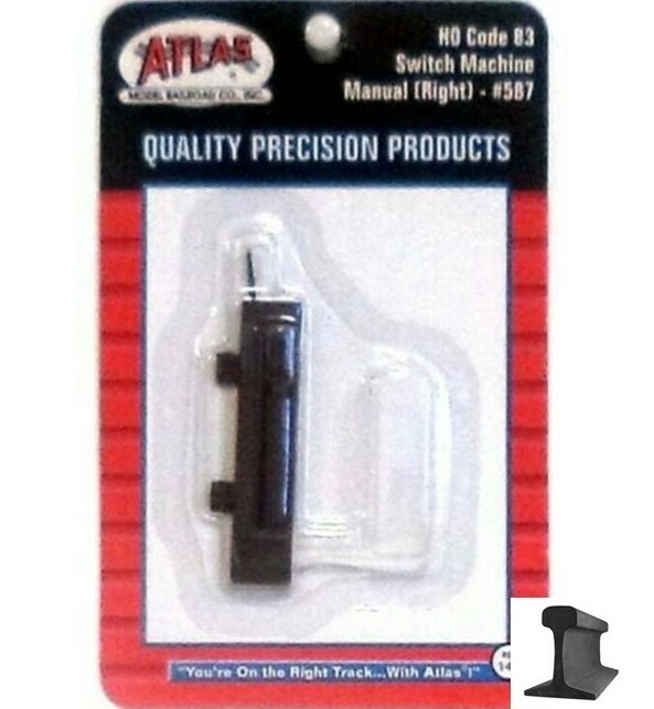 Atlas HO Scale ~ New 2024 ~ Code 83 ~ Right Hand Manual Switch Machine ~ 587