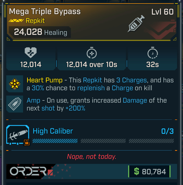 Borderlands 4 ⭐ LEVEL 60 ⭐MEGA TRIPLE BYPASS REPKIT ⭐AMP