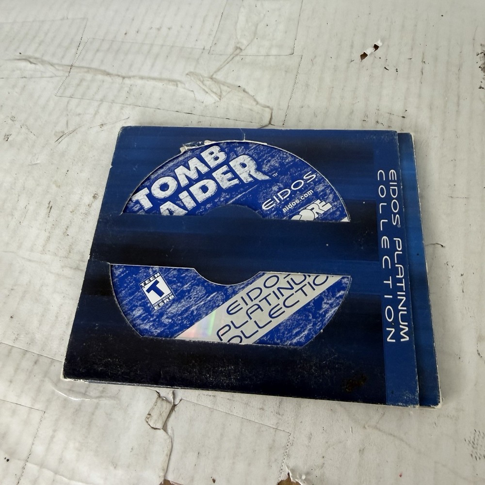 TOMB RAIDER Eidos Platinum Collection & Eidos Demos 2 DISCS Set As Pictured