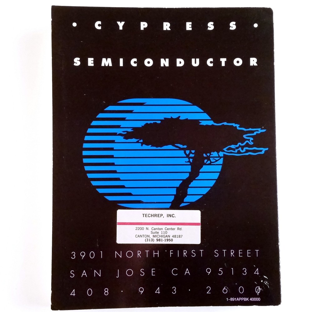 Cypress Semiconductor Applications Handbook Databook App Notes PLD CPLD Logic