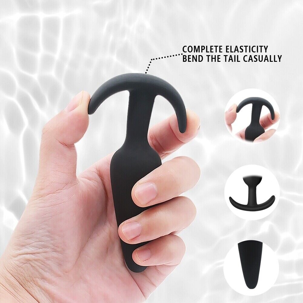 3PCS Silicone Anal Training Starter Kits Beginner Anal Trainer Butt Plug Set US