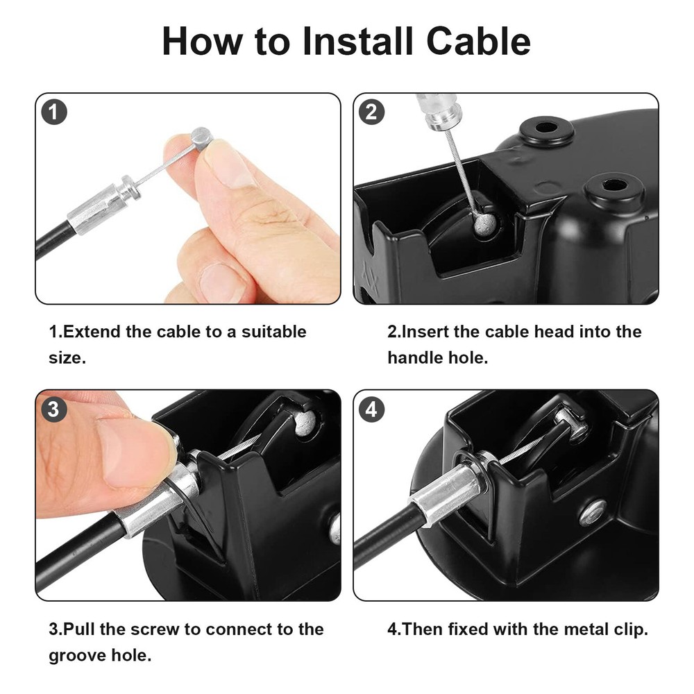 Universal Sofa Recliner Release Pull Handle Replacement Chair Couch Cable Lever