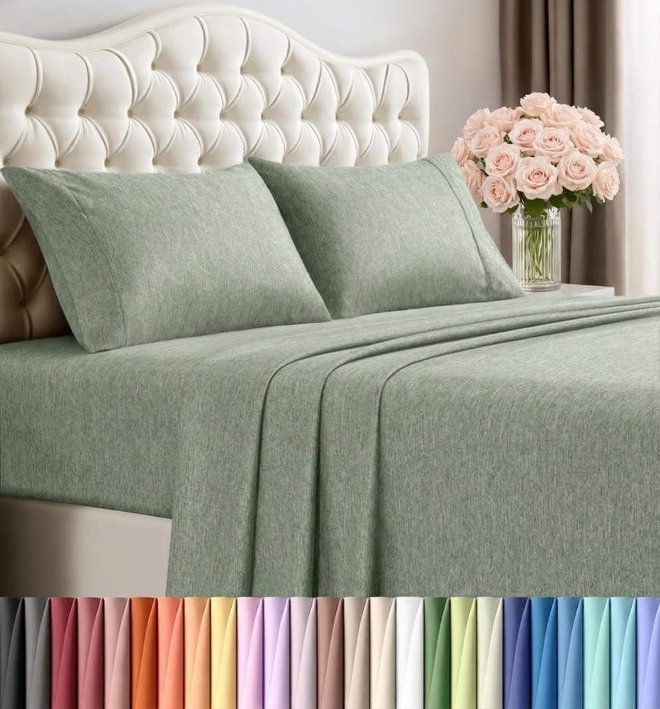 Utopia Bedding Queen Sheet Set – 4 Piece Bed Sheets for Queen Size Bed, Soft ...