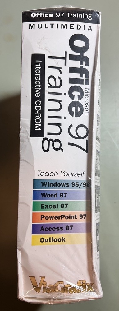 Microsoft Office 97 Training Interactive CD-ROM Y2K ViaGrafix - Sealed
