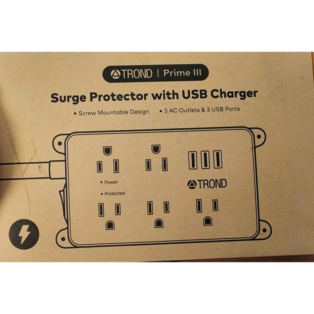 Surge protector with ups chargers